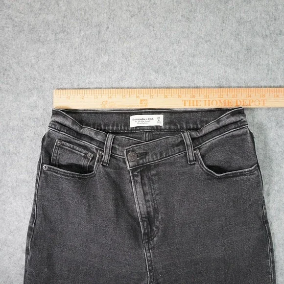 Abercrombie &‎ Fitch Jeans Womens 27 4L Tall  Ultra High Rise 90s Slim Straight - Picture 4 of 10